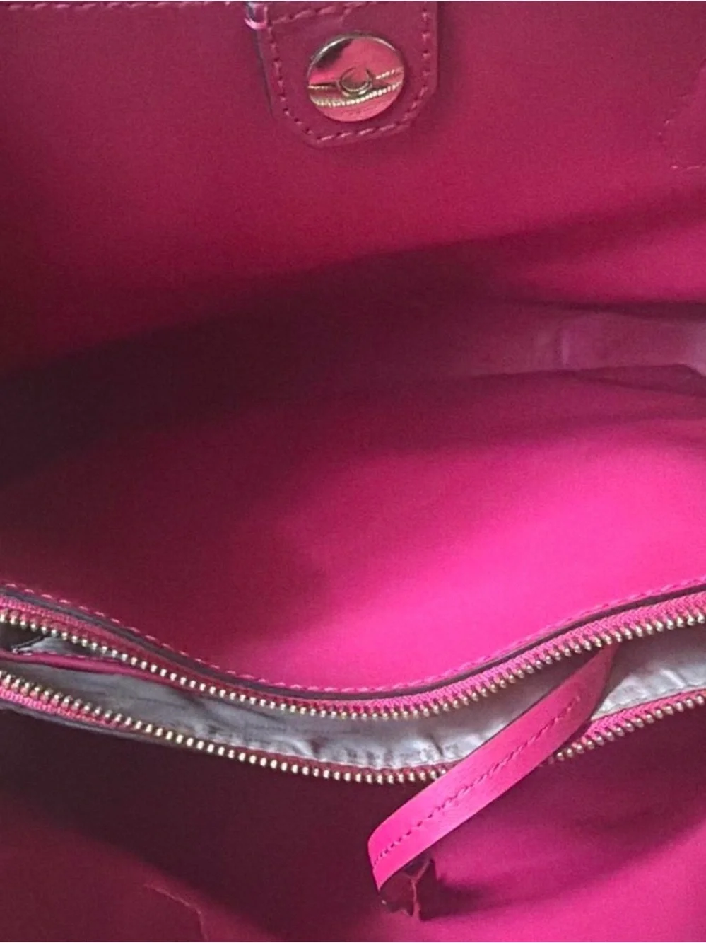 Michael Kors Hot Pink Pebbled Leather Tote